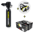SCUBASHARK Mini Refillable Scuba DIVING Tank - Scubashark - free diving, snorkel, boating, ocean, underwater